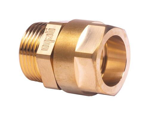 Raccord à compression laiton pour tube multicouche ø20 - M20/27 - GEBOMULTI