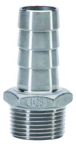 Raccord cannelé acier inoxydable ø25-26/34 - GEBOG316