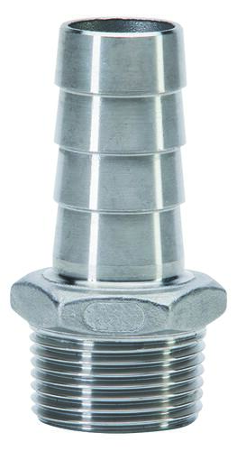 Raccord cannelé acier inoxydable ø20-20/27 - GEBOG316