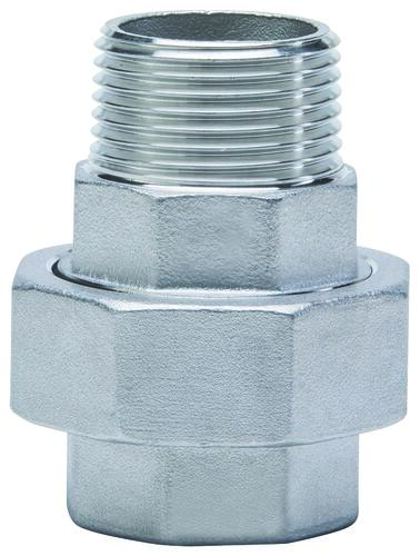 Manchon union à joint plat acier inoxydable MF40/49 - GEBOG316