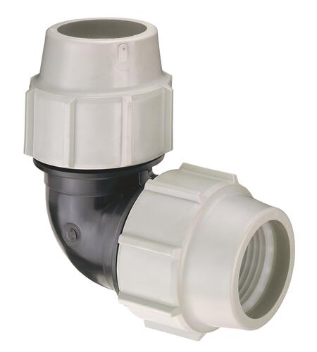 Coude 90° égal à compression PE ø50 - PLASSON