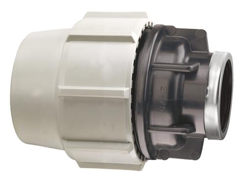 Raccord à compression femelle 15/21 PE ø20 - PLASSON