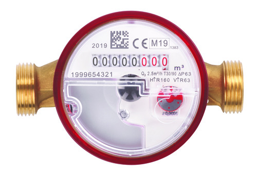 Compteur d'eau chaude à jet unique pré-équipé capteur radio 26/34 SOMATHERM 104510516