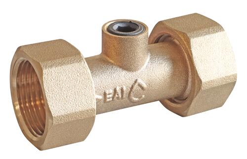 Clapet de retenue anti-pollution à purge type EA NF double écrou 20/27