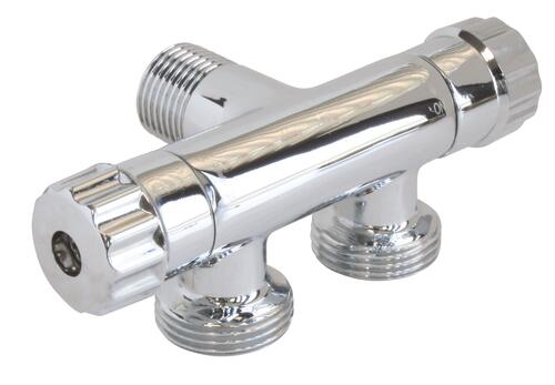 Robinet de piquage double anticalcaire