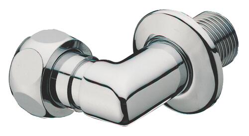 Raccord coude réglable laiton chromé - PRESTO