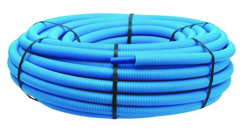 Tube PER gainé bleu ø16 100m 