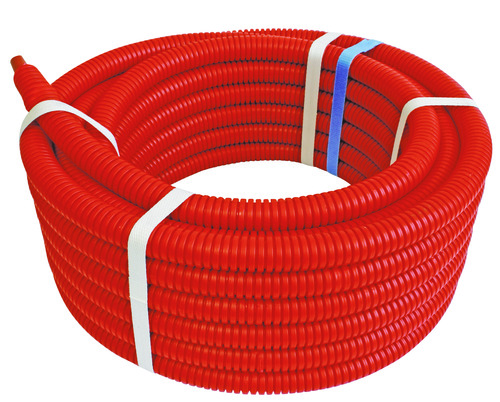Tube PERT BAO gainé rouge ø25 50m SOMATHERM 1123-25-50T