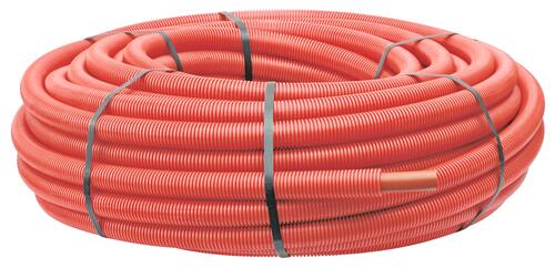 Tube PER  gainé rouge ø12 100m