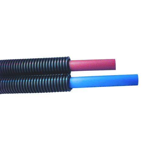 Tube PER gainé DUO ø12 50m SOMATHERM 120-12-50S - vue 2
