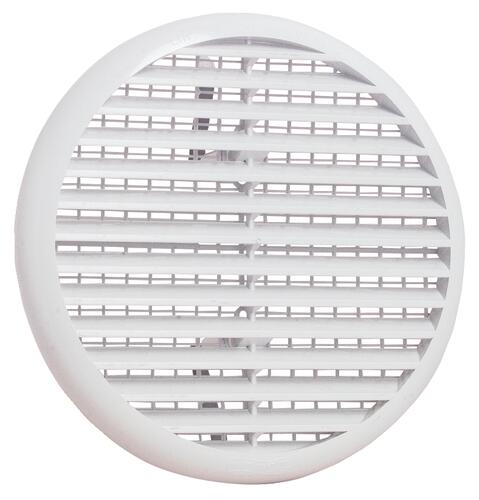 Grille de ventilation ronde ø125 avec moustiquaire amovible