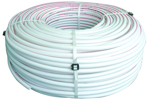 Tube PER BAO nu blanc avec liseret rouge ø16 240m SOMATHERM 125-16-240S