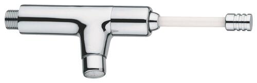 Robinet temporisé à commande au coude