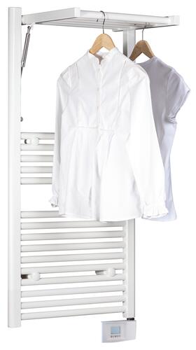 Radiateur sèche-serviettes électrique DINAMIC 500W tubes droits - DELTACALOR
