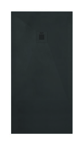 Receveur de douche résine de synthèse RECEA noir 80x180