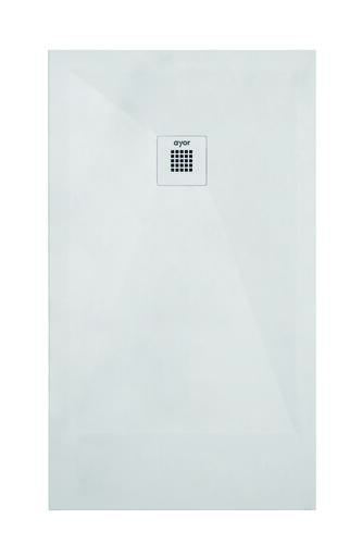 Receveur de douche résine de synthèse RECEA blanc 90x170