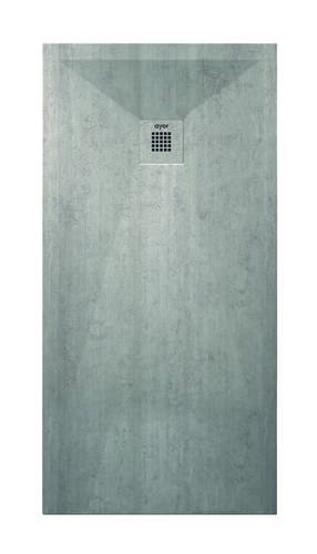 Receveur de douche résine de synthèse RECEA béton 80x180