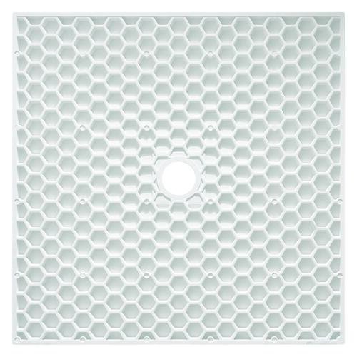 Receveur de douche resine LARA blanc 80x80 avec bonde