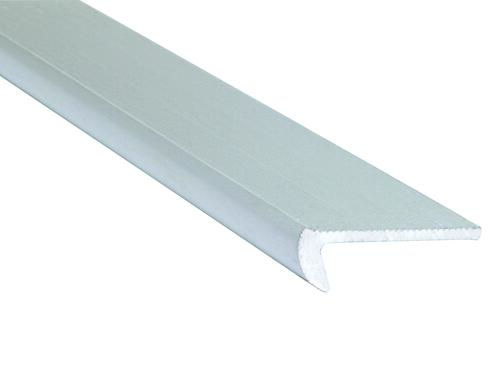 Profilé de finition arrondi chromé pour panneau mural 4 mm