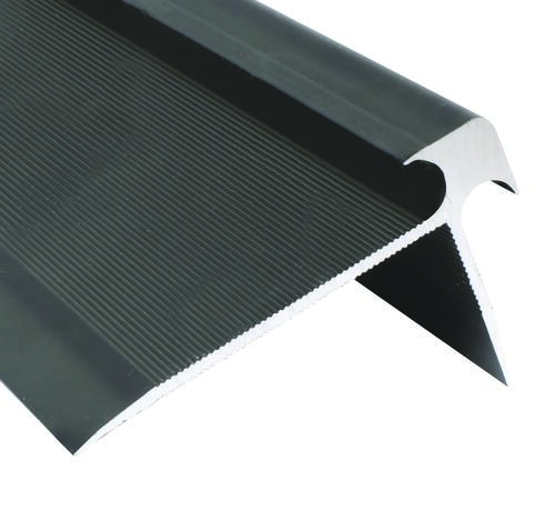 Profilé d'angle sortant noir pour panneau mural 4 mm