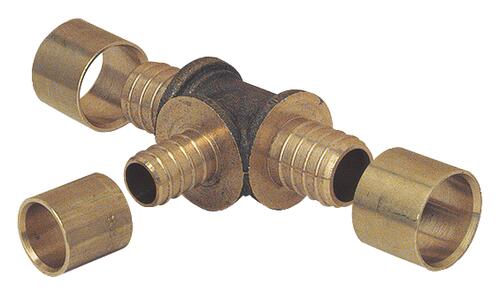 Té réduit à glissement PER ø16-12-12