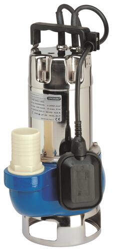 Pompe de relevage 1400w pour eaux usées et chargées
