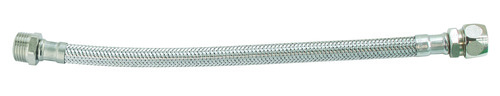 Flexible sanitaire 1 raccord mâle 12/17 - 1 raccord bicône 10 pour cuivre - Longueur 300 mm - DN8 SOMATHERM 2985-06