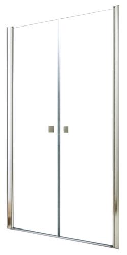 Paroi de douche portes saloon verre transparent SELYNA 90cm
