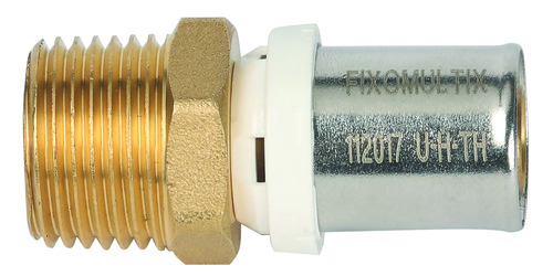 Raccord mâle fixe à sertir multicouche ø75-66/76 FIXOMULTIX BY AYOR 302011013