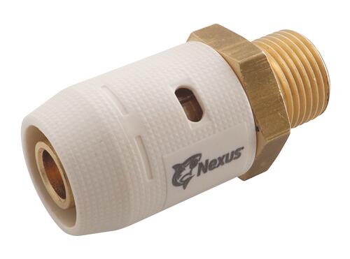Raccord droit NEXUS mâle laiton 15/21 pour tube multicouche ø20 - JOHN GUEST