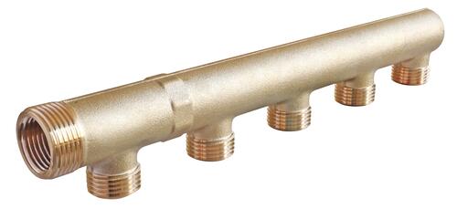 Collecteur bouché 5 départs double filetage