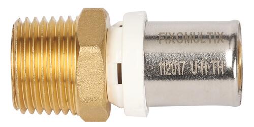 Raccord mâle fixe à sertir multicouche ø26-20/27