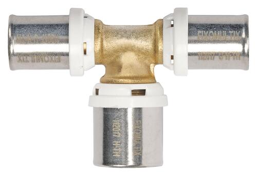 Té agrandi au centre à sertir multicouche ø20-26-20