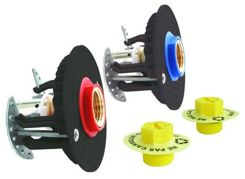 FIXOPLAC PER ø12 - F15/21 Bain-douche raccords droits à sertir 