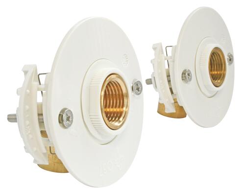 FIXOPLAC PER ø16 - F15/21 Bain-douche plaque ALVÉOLAIRE raccords coudés à glissement 