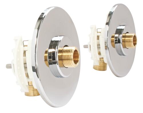 FIXOPLAC PER ø12 - M12/17 Sous lavabo plaque ALVÉOLAIRE raccords coudés à glissement 