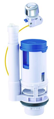 Soupape à double poussoir à câble NF