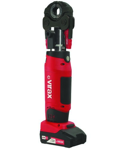 Pince à sertir électro-mécanique VIPER L2X + pince mère et inserts V ø12-14-16-18-22 - VIRAX