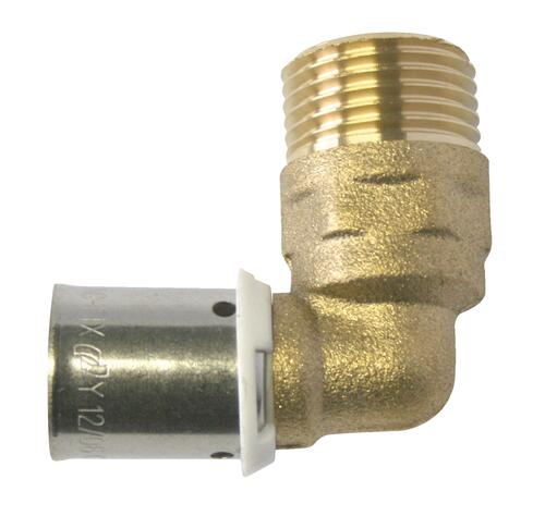 Coude mâle à sertir PER ø16-15/21