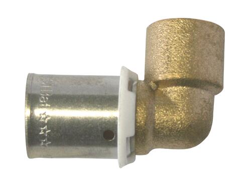 Coude à souder sur tube cuivre ø14 et à sertir PER ø12