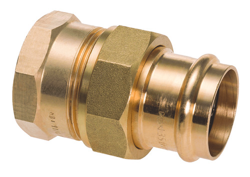Raccord union femelle bronze à sertir EAU ø18-15/21 34330-18-15