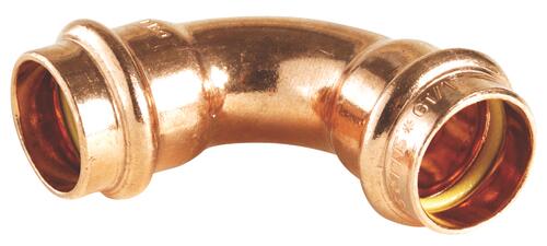 Coude 90° cuivre GAZ double femelle ø16