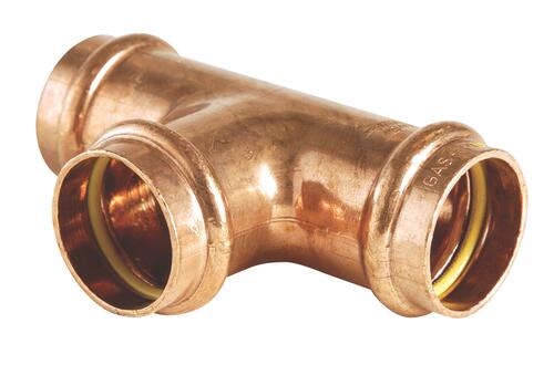 Té cuivre GAZ égal triple femelle ø22