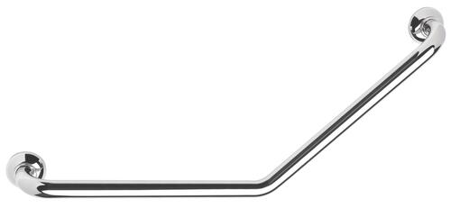 Barre de maintien coudée 135° 40x40cm laiton chromé - PELLET