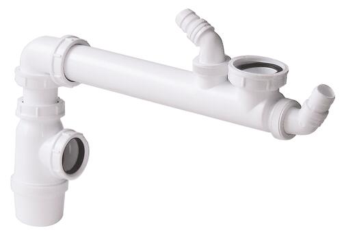 Tubulure avec siphon gain despace pour 1 cuve - VALENTIN
