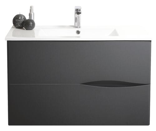 Meuble VELOURS à suspendre 90cm noir