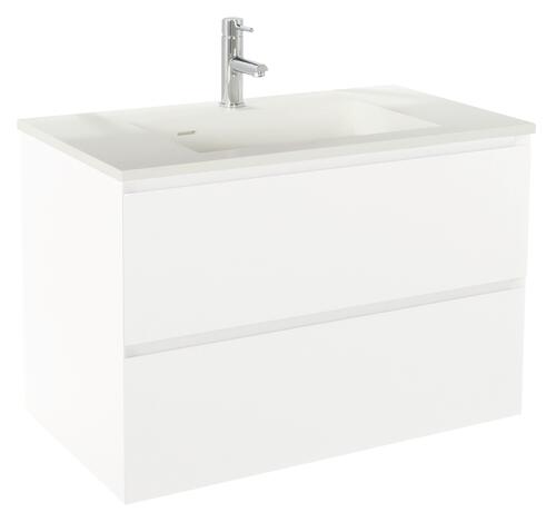 Meuble PANADURA à suspendre 60 cm blanc mat