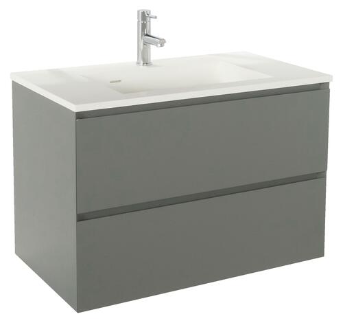 Meuble PANADURA à suspendre 60 cm gris mat