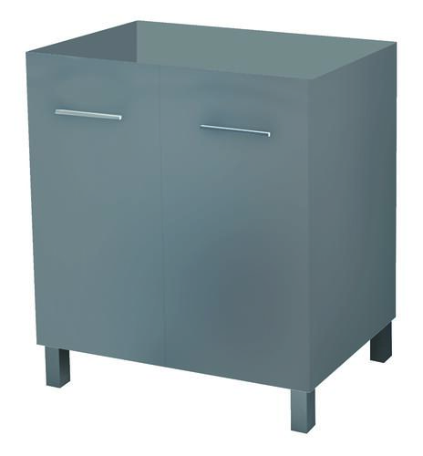 Caisson sur pieds gris mat NEW YORK 60cm