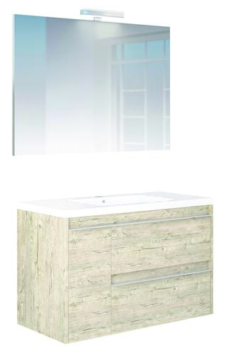 Meuble BOSTON à suspendre 100cm cognac